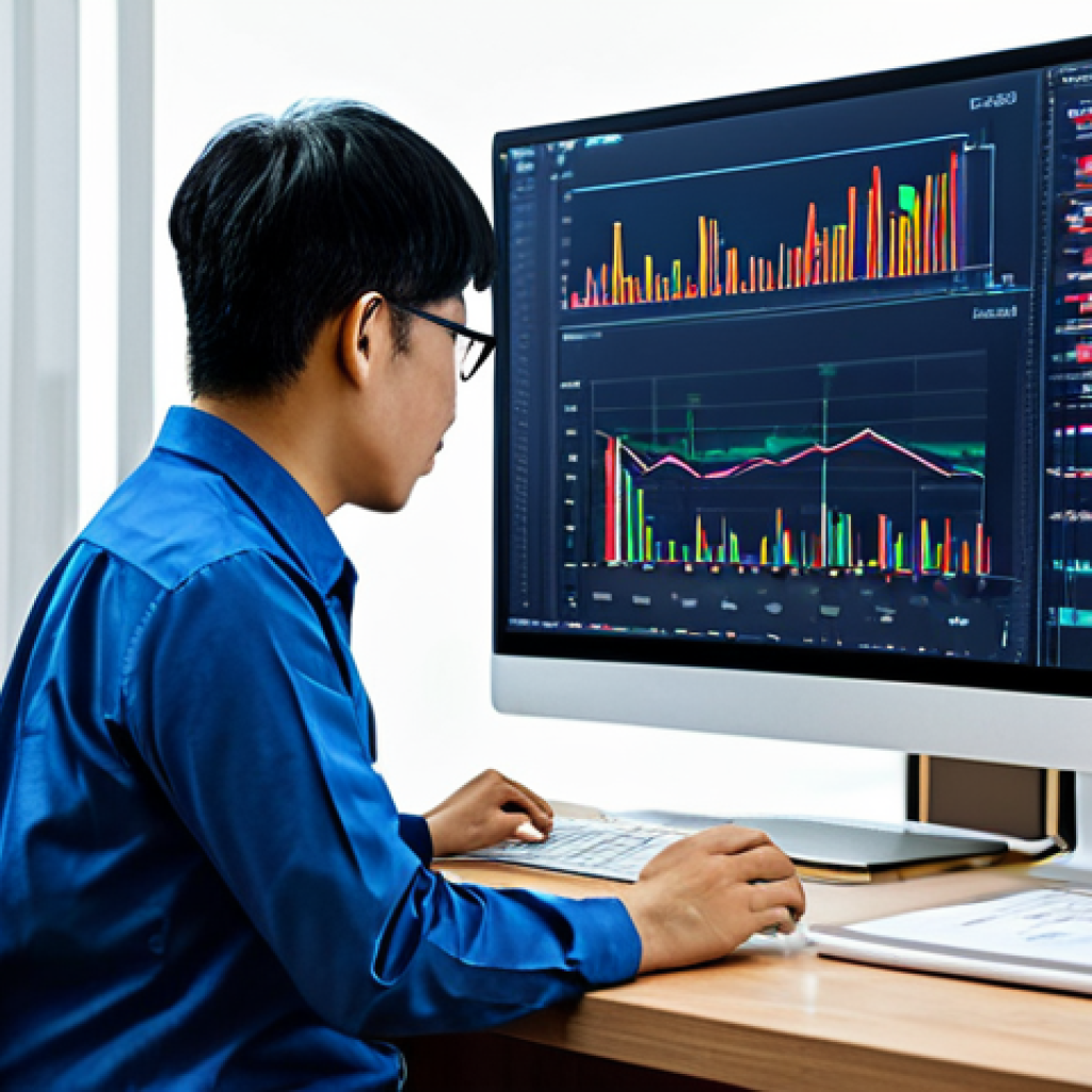 전이 학습의 지속 가능한 발전 전략 - Data Optimization**
Prompt: "A Vietnamese data scientist working at a modern desk, surrounded by sc...