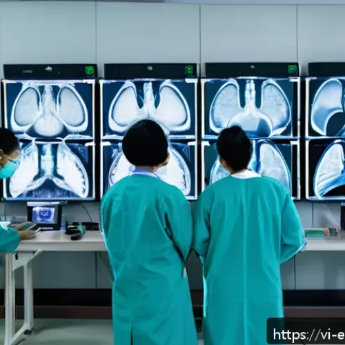 Home 17 전이 학습과 강화학습의 차이점 - A modern Vietnamese hospital radiology department where an AI system utilizing transfer learning ana...