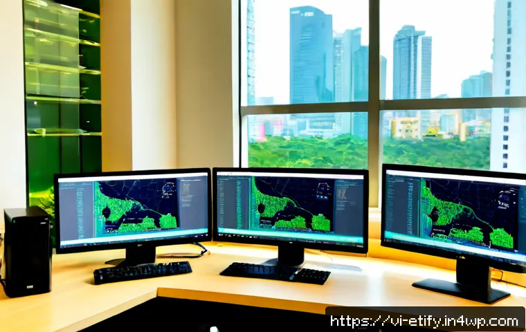 전이 학습을 위한 인프라 구축 방법 - Photorealistic modern AI research workspace in Ho Chi Minh City, Vietnamese data engineer configurin...